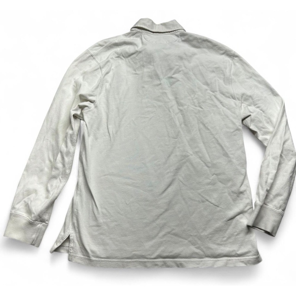 Polo Ralph Lauren Big Pony White Long Sleeve Rugby Shirt Mens XL Custom Fit 4 - Picture 2 of 9